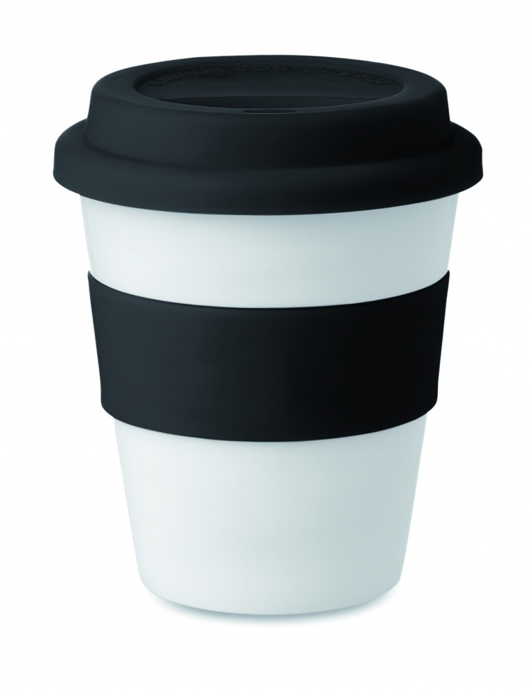 Logo trade promotional merchandise image of: PP tumbler with silicone lid